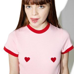 Lazy Oaf Flock Heart Tee